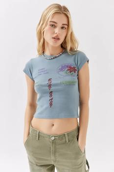 商品Urban Outfitters | Flower Market Baby Tee,商家Urban Outfitters,价格¥268图片
