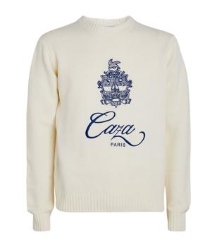 推荐Merino Wool-Cashmere Logo Sweater商品
