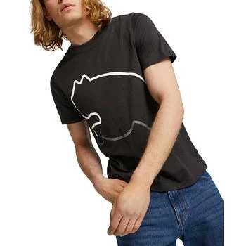 推荐Men's Big Cat Logo Graphic Short-Sleeve T-Shirt商品