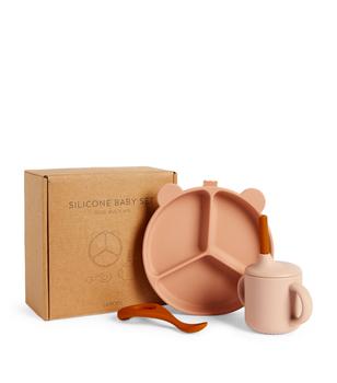 商品Liewood | Silicone Plate, Spoon and Beaker Set,商家Harrods,价格¥373图片
