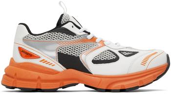 推荐White & Orange Marathon Runner Sneakers商品