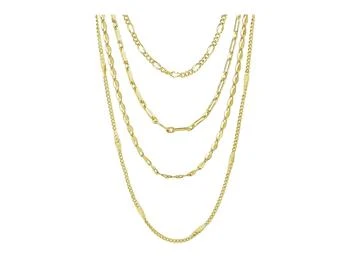 Sterling Forever | Four Layer Chain Necklace 