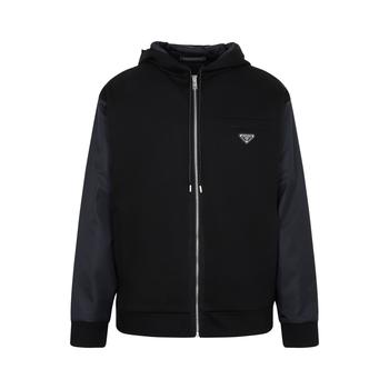 Prada | PRADA  RE-NYLON COTTON SWEATSHIRT商品图片,7.6折