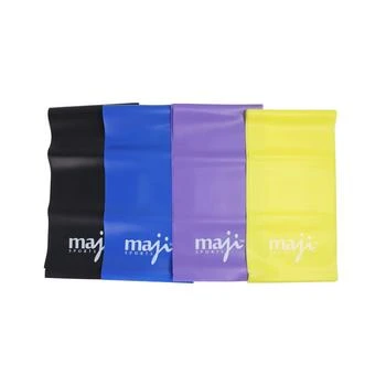 Maji Sports | Full Body Exercise & Stretch Bands Variable Resistance 4 Pack,商家Premium Outlets,价格¥504