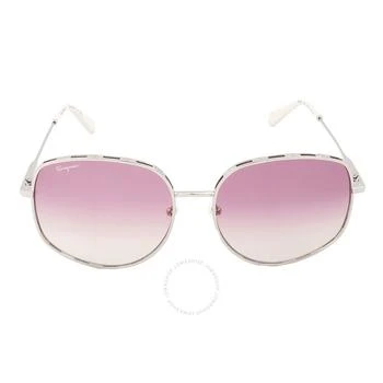 Salvatore Ferragamo | Violet Gradient Irregular Ladies Sunglasses SF277S 721 61 1.7折, 满$200减$10, 满减