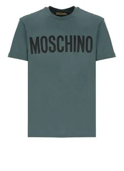 推荐Moschino Logo Printed Crewneck T-Shirt商品