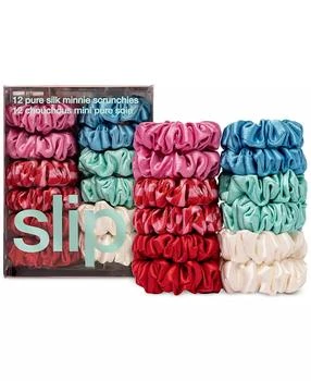 Slip | 12-Pc. Pure Silk Minnie Scrunchies Set,商家Macy's,价格¥282