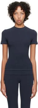 SKIMS | Navy Cotton Jersey T-Shirt 
