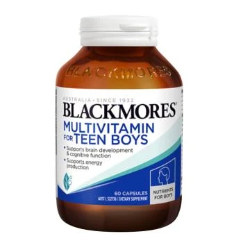 推荐澳洲Blackmores青少年多维+健脑营养素（男孩版）60粒商品