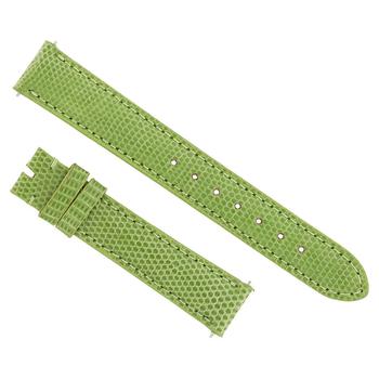 商品16 MM Shiny Lime Lizard Leather Strap图片