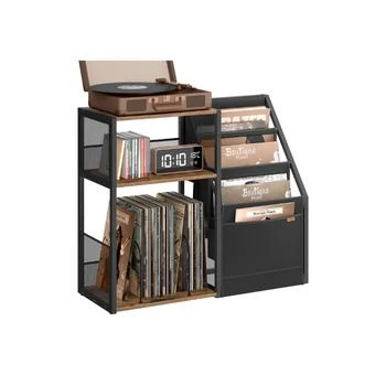 Hivvago | 3-Tier Record Player Stand for 140 Albums,商家Premium Outlets,价格¥1019
