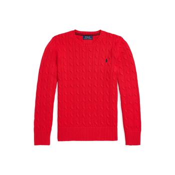 商品Ralph Lauren | Cable-Knit Cotton Sweater (Big Kids),商家Zappos,价格¥359图片