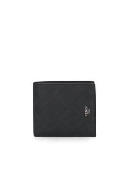 芬迪男包真假, Fendi | Fendi Logo-Printed Bi-Fold Wallet商品图片 8.1折