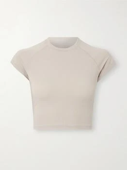 SKIMS | New Vintage 插肩短款 T 恤 （颜色：stone）,商家NET-A-PORTER,价格¥337
