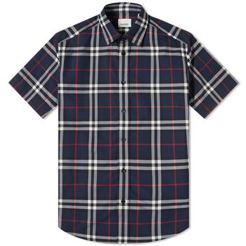 burberry短袖, Burberry | Burberry Short Sleeve Caxton Classic Check Shirt商品图片 