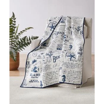 Levtex | Beach Life Reversible Quilted Throw, 50" x 60",商家Macy's,价格¥289