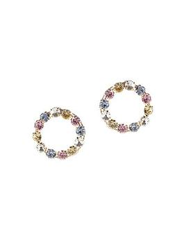 ROSANTICA, ROSANTICA | Pastello Goldtone Faux Crystal Stud Earrings商品图片 