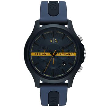 Armani Exchange | Men's Chronograph Multicolor Silicone Strap Watch商品图片,