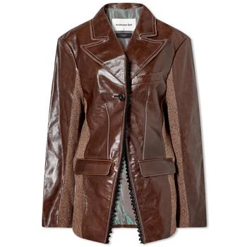 推荐Andersson Bell Leather Blazer Jacket商品