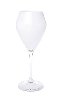 商品Classic Touch Decor | Set of 6 White V-Shaped Wine Glasses with Clear Stem,商家Premium Outlets,价格¥521图片