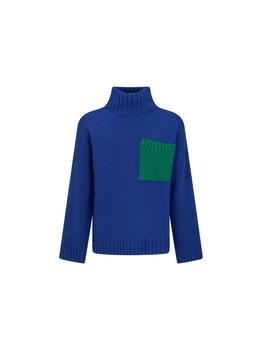 JW Anderson | J.W. Anderson Men's  Blue Other Materials Sweater商品图片,8.5折