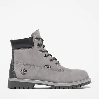 商品Timberland | Timberland® Premium 6 Inch Boots for Junior in Grey,商家Timberland,价格¥538图片