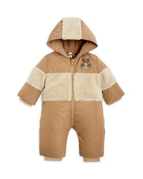 推荐Boys' Ray Faux Shearling Stripe Hooded Down Snowsuit - Baby商品