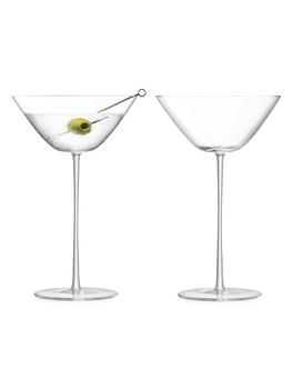 商品LSA | Bar Culture 2-Piece Martini Glass Set,商家Saks Fifth Avenue,价格¥1058图片