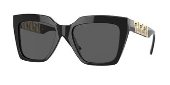 推荐Versace Dark Gray Square Ladies Sunglasses VE4418F GB1/87 56商品