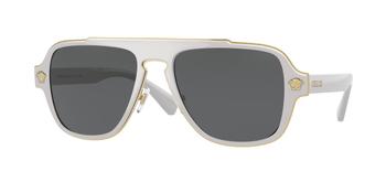 推荐Versace Dark Gray Navigator Mens Sunglasses VE2199 100287 56商品