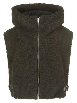 Juun J | Juun J Sherpa-Fleece Zipped Hooded Gilet,商家Cettire,价格¥4204