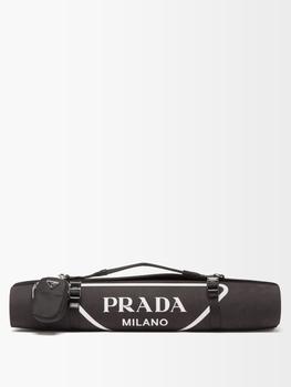 Prada | Logo-print yoga mat and carry strap商品图片,