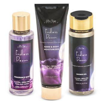 推荐Exotic Endless Dream
Shower Gel, Hand & Body Moisturizer, Body Mist商品