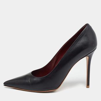 加拿大celine鞋, [二手商品] Celine | Celine Black Leather Pointed-Toe Pumps Size 38商品图片 6.7折, 满1件减$100, 满减
