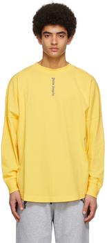 推荐Yellow Cotton Long Sleeve T-Shirt商品