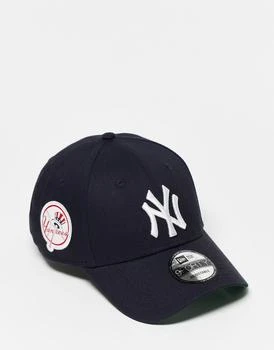 推荐New Era 9forty New York Yankees side patch unisex cap in navy商品
