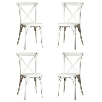 Simplie Fun | 4-Pack Resin X-Back Chair,商家Premium Outlets,价格¥2316
