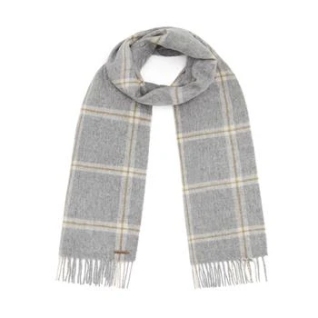 Hortons England | Hortons乡村风灰色格子围巾,商家Unineed,价格¥189