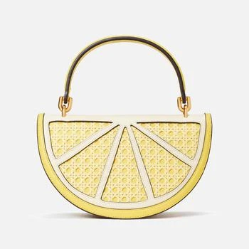 推荐Kate Spade New York Lemon Drop Wicker Crossbody Bag商品