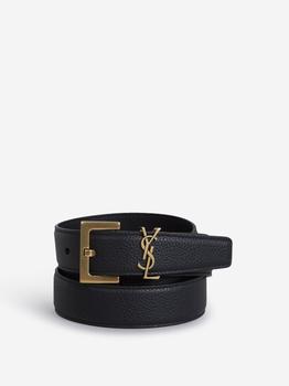 加拿大ysl腰带, Yves Saint Laurent | Saint Laurent Monogram Buckle Belt商品图片 8.6折