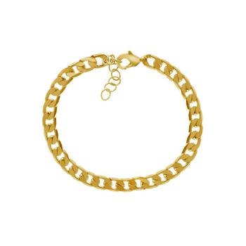 商品18k Gold Plated Curb Link Bracelet,商家Macy's,价格¥103图片