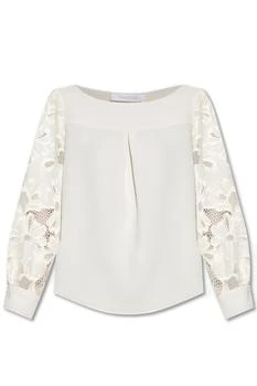 推荐See By Chloé Long-Sleeved Embroidered Blouse商品