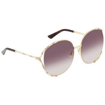 Gucci Brown Gradient Ladies Sunglasses GG0595S 008 64,价格$169.99