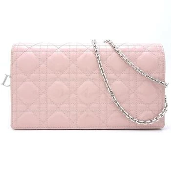 [二手商品] Dior | Dior Lady Dior  Patent Leather Shoulder Bag (Pre-Owned) 6.4折