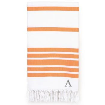 Linum Home Textiles | Personalized Herringbone Pestemal Beach Towel,商家Macy's,价格¥184