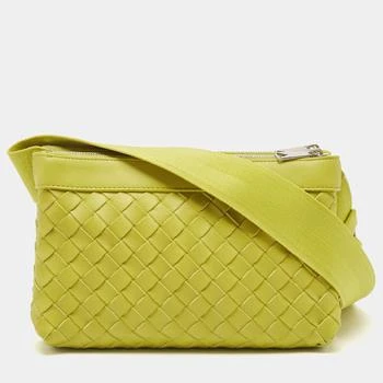 推荐Bottega Veneta Kiwi Intrecciato Leather Classic Duo Crossbody Bag商品