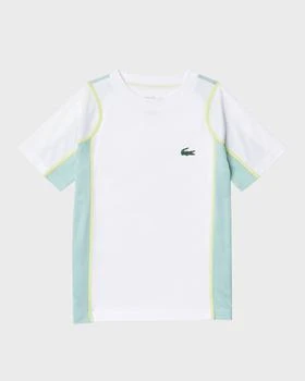 推荐Boy's Color Block Embroidered T-Shirt, Size 4-8商品