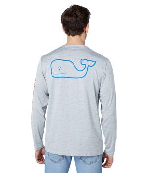 美国Vineyard Vines, Vineyard Vines | Long Sleeve Whale Harbor T- Shirt商品图片 6.2折起