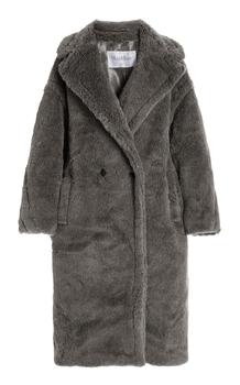 推荐Max Mara - Women's Oversized Teddy Cocoon Coat - Grey - S - Moda Operandi商品
