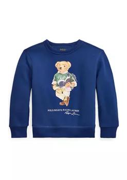 ralph lauren bear, Ralph Lauren | Boys 4-7 Polo Bear Fleece Graphic Sweatshirt商品图片 